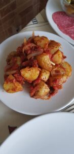A Chef On Tour - Patatas Bravas Tapas during our holiday in Spain in September 2019