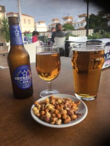 A Chef On Tour - Cold beer and nuts Spain September 2019