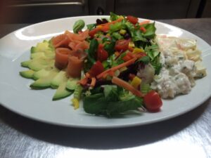 A Chef On Tour - Salmon and Avocado Salad