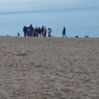 Large Groups of people meeting up on the beach during the tier 3 restrictions