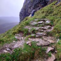 NC500: Bone Caves Steep Path