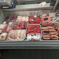 Aune Valley Meat Butchers Display