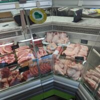 Aune Valley Meat Butchers Display