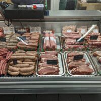 Aune Valley Meat Butchers Display