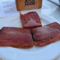 One of the tapas we sampled at the picturesque square in La Palma del Candado