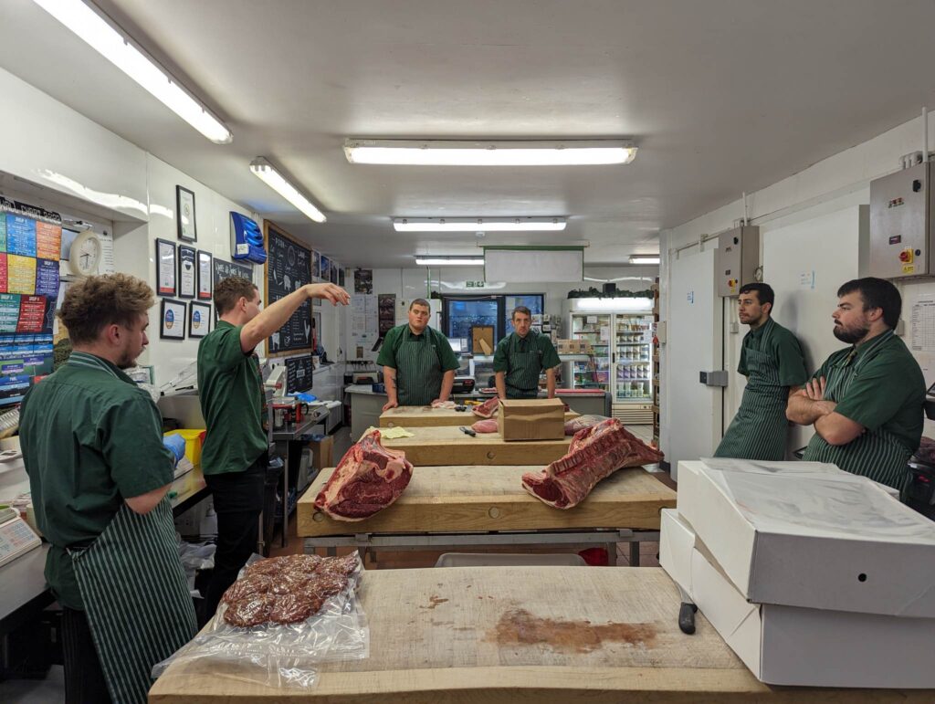 Pre Christmas team meeting at Aune Valley Meat