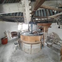 Inside the windmill at Castro Verde