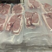 Green Back Bacon ready to seal