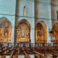 Inside the church of Evora