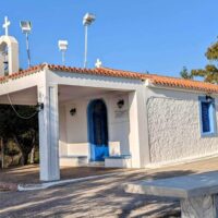 Church Agios Ioannis, Lampagianna Beach, Greece