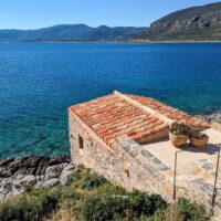 The walk to Monemvasia Town, Greece