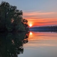 Sunrise over the Danube Delta