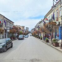 Driving to and through Veliko Tarnavo, Bulgaria